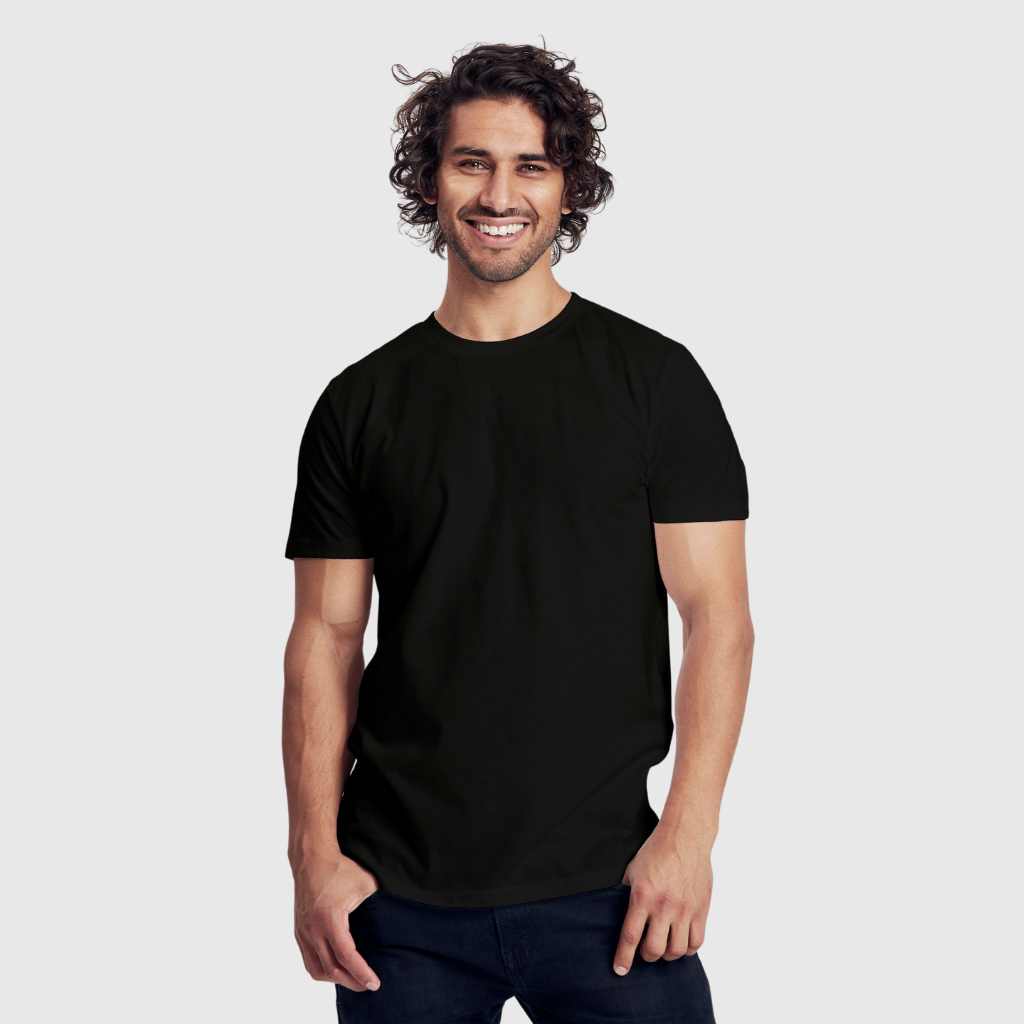 Neutral Organic Cotton Fit T-Shirt Black - Aplomb Menswear Galway