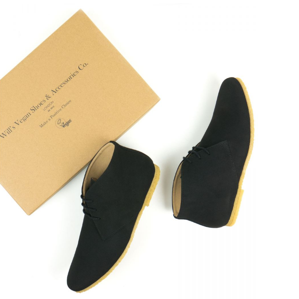 Will's Crepe Soul Desert Boot Black - Aplomb Galway