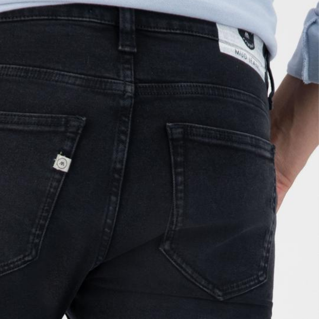 Mud Jeans Slim Lassen Stone Black - Aplomb Galway