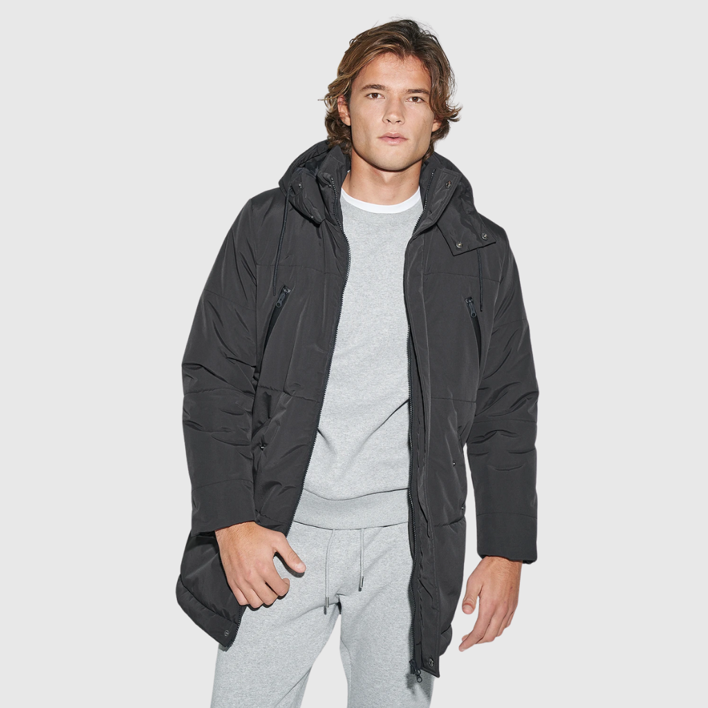 Nu-In Recycled Puffer Parka Black - Aplomb Galway